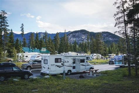 banff full hookup campgrounds